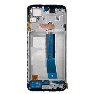 Ekranas Xiaomi Redmi Note 11S / Poco M4 Pro 4G su lietimui jautriu stikliuku ir rėmeliu Black originalus (service pack)