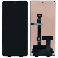 Ekranas Xiaomi Redmi Note 12 Pro 5G / Note 12 Pro+ 5G / Poco X5 Pro 5G su lietimui jautriu stikliuku Black