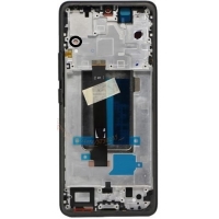 Ekranas Xiaomi Redmi Note 13 Pro+ 5G su lietimui jautriu stikliuku ir rėmeliu Midnight Black OLED