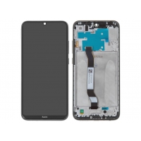 Ekranas Xiaomi Redmi Note 8 / Note 8 2021 su lietimui jautriu stikliuku ir rėmeliu Black