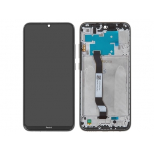 Ekranas Xiaomi Redmi Note 8 / Note 8 2021 su lietimui jautriu stikliuku ir rėmeliu Black