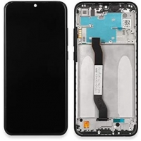 Ekranas Xiaomi Redmi Note 8T su lietimui jautriu stikliuku ir rėmeliu Grey originalus (service pack)