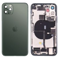 Galinis dangtelis iPhone 11 Pro Midnight Green pilnas su šleifais originalus (used Grade B)
