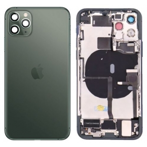 Galinis dangtelis iPhone 11 Pro Midnight Green pilnas su šleifais originalus (used Grade C)