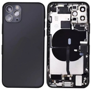 Galinis dangtelis iPhone 11 Pro Space Grey pilnas su šleifais originalus (used Grade A)