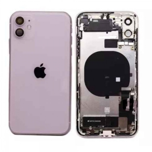 Galinis dangtelis iPhone 11 Purple pilnas su šleifais originalus (used Grade C)