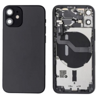 Galinis dangtelis iPhone 12 mini Black pilnas originalus (used Grade B)