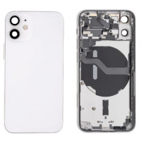 Galinis dangtelis iPhone 12 mini White pilnas originalus (used Grade B)