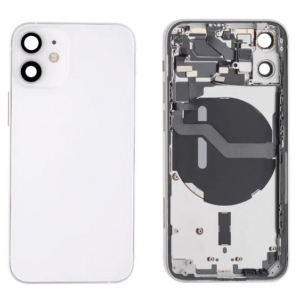 Galinis dangtelis iPhone 12 mini White pilnas originalus (used Grade B)