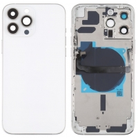 Galinis dangtelis iPhone 13 Pro Max Silver pilnas originalus (used Grade B)