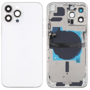 Galinis dangtelis iPhone 13 Pro Max Silver pilnas originalus (used Grade B)