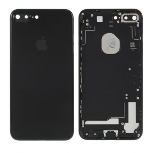 Galinis dangtelis iPhone 7 Plus Black pilnas su šleifais originalus (used Grade C)