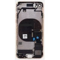 Galinis dangtelis iPhone 8 Gold pilnas su šleifais originalus (used Grade C)