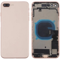 Galinis dangtelis iPhone 8 Plus Gold pilnas su šleifais originalus (used Grade C)