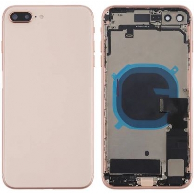 Galinis dangtelis iPhone 8 Plus Gold pilnas su šleifais originalus (used Grade C) Galinis dangtelis iPhone 8 Plus Gold pilnas su šleifais originalus (used Grade C)