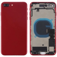 Galinis dangtelis iPhone 8 Plus Red pilnas su šleifais originalus (used Grade B)