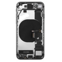 Galinis dangtelis iPhone 8 Space Grey pilnas su šleifais originalus (used Grade A)