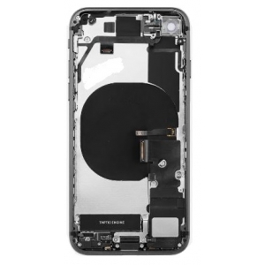 Galinis dangtelis iPhone 8 Space Grey pilnas su šleifais originalus (used Grade C)