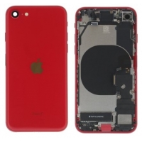Galinis dangtelis iPhone SE 2020 Red pilnas su šleifais originalus (used Grade C)