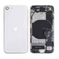 Galinis dangtelis iPhone SE 2020 White pilnas su šleifais originalus (used Grade C)