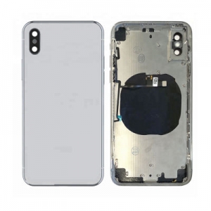 Galinis dangtelis iPhone X Silver pilnas originalus (used Grade B)