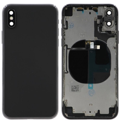 Galinis dangtelis iPhone X Space Gray pilnas originalus (used Grade B)