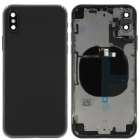 Galinis dangtelis iPhone X Space Gray pilnas originalus (used Grade C)