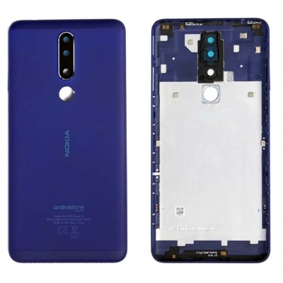 Galinis dangtelis Nokia 3.1 Plus Blue originalus (used Grade C) Galinis dangtelis Nokia 3.1 Plus Blue originalus (used Grade C)