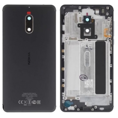 Galinis dangtelis Nokia 6 Black originalus (used Grade A) Galinis dangtelis Nokia 6 Black originalus (used Grade A)