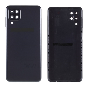 Galinis dangtelis Samsung A125 A12 2020 / A127 A12 Nacho (A12S) 2021 Black originalus (used Grade B)