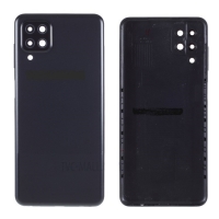 Galinis dangtelis Samsung A125 A12 2020 / A127 A12 Nacho (A12S) 2021 Black originalus (used Grade C)