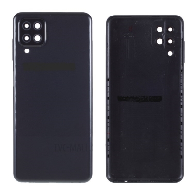 Galinis dangtelis Samsung A125 A12 2020 / A127 A12 Nacho (A12S) 2021 Black originalus (used Grade C) Galinis dangtelis Samsung A125 A12 2020 / A127 A12 Nacho (A12S) 2021 Black originalus (used Grade C)