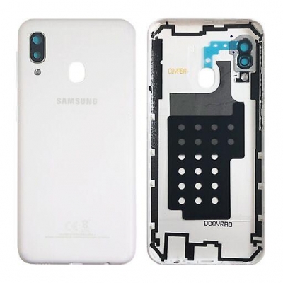 Galinis dangtelis Samsung A202 A20e 2019 White originalus (service pack) Galinis dangtelis Samsung A202 A20e 2019 White originalus (service pack)
