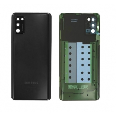 Galinis dangtelis Samsung A415 A41 2020 Prism Crush Black originalus (used Grade C) Galinis dangtelis Samsung A415 A41 2020 Prism Crush Black originalus (used Grade C)