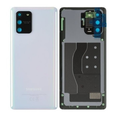 Galinis dangtelis Samsung G770 S10 Lite baltas (Prism White) originalus (used Grade C)