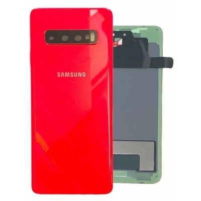 Galinis dangtelis Samsung G973 S10 Cardinal Red originalus (used Grade C)