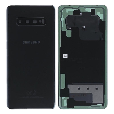 Galinis dangtelis Samsung G975 S10+ (Ceramic Black) originalus (used Grade B)