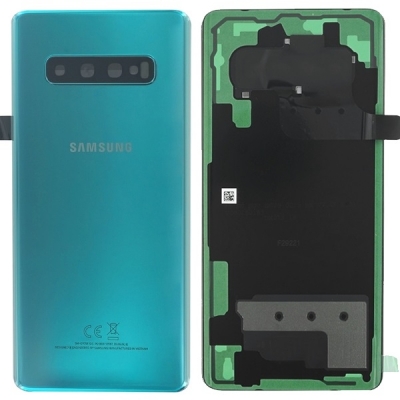 Galinis dangtelis Samsung G975 S10+ žalias (Prism Green) originalus (used Grade B) Galinis dangtelis Samsung G975 S10+ žalias (Prism Green) originalus (used Grade B)