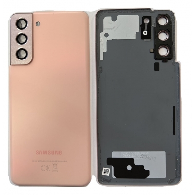 Galinis dangtelis Samsung G991 S21 5G Phantom Pink originalus (used Grade C) Galinis dangtelis Samsung G991 S21 5G Phantom Pink originalus (used Grade C)
