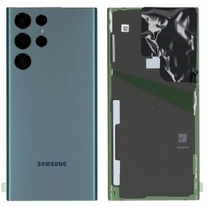 Galinis dangtelis Samsung S908 S22 Ultra Green originalus (used Grade B)