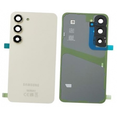 Galinis dangtelis Samsung S911 S23 Cream originalus (used Grade C) Galinis dangtelis Samsung S911 S23 Cream originalus (used Grade C)