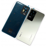 Galinis dangtelis Xiaomi Poco F4 Moonlight Silver originalus (service pack)