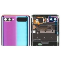 Galinis viršutinis dangtelis Samsung Galaxy Z Flip F700 violetinis originalus (used Grade A)