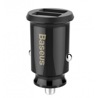 Įkroviklis automobilinis Baseus (CCALL-ML01) (2xUSB 3.1A) juodas