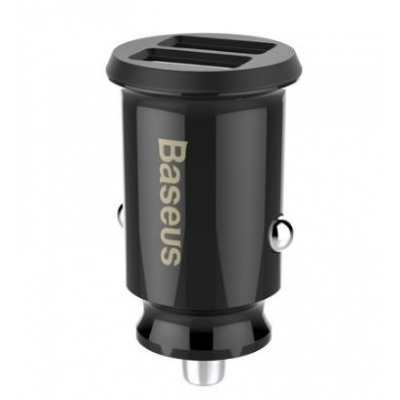 Įkroviklis automobilinis Baseus (CCALL-ML01) (2xUSB 3.1A) juodas