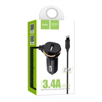 Įkroviklis automobilinis HOCO Z14 USB +