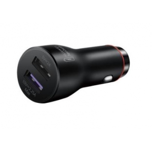 Įkroviklis automobilinis originalus Huawei CP36 FastCharge (2xUSB; 2A) USB juodas su įpakavimu