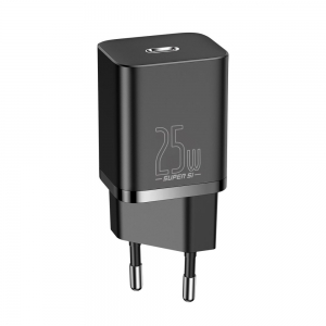 Įkroviklis Baseus (CCSP020101) (1xUSB-C; 3A 25W) juodas