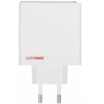 Įkroviklis originalus OnePlus SUPERVOOC (1xType-C; 1xUSB) (100W) baltas su įpakavimu