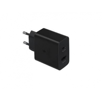 Įkroviklis originalus Samsung Duo Charging (EP-TA220NBEGEU) (Type-C) (35W) juodas su įpakavimu